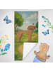 Mr. & Mrs. Panda Badehandtuch Hund Dogge Design ohne Spruch in Grau Pastell