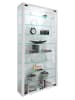 ebuy24 Vitrinenschrank LumoMaxi 4 Weiß 59 x 18 cm