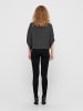 JACQUELINE de YONG Pullover Feinstrick Sweatshirt JDYNEW BEHAVE BATSLEEVE Sweater in Dunkelgrau