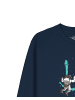 wat? Apparel Sweatshirt Graffiti Astronaut in Dunkelblau