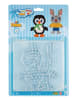 Hama 2tlg. Set: Blister Maxi-Stiftplatten, Pinguin, Kaninchen in transparent