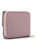 Lazarotti Bologna Leather Zip-Around Geldbörse Leder 12 cm in rose