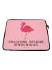 Mr. & Mrs. Panda Notebook Tasche Flamingo Classic mit Spruch in Rot Pastell