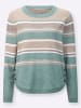 WITT WEIDEN Langarm-Pullover in jade-sesam-geringelt