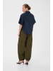 CULTURE Kurzarmhemd CUdaiva Loose fit in Blue Iris