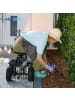 relaxdays Fahrbarer Gartensitz in Schwarz