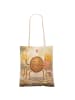 Mr. & Mrs. Panda Tote Bag Spinne Agathe Pommes Design ohne Spruch in Weiß
