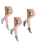 Hudson Sneakersocken Simply³ 3-Pack in Grau