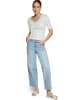Zero  Halbarm-Shirt mit Raffung in Brilliant White