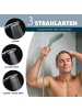 eluno XXL-Handbrause mit Wandhalterung und Brauseschlauch
