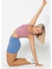 SASSYCLASSY Kurze Sportleggings in Blau