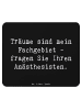 Mr. & Mrs. Panda Mauspad Spruch Anästhesist Träume mit Spruch in Schwarz