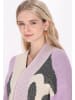 IZIA Damen Cardigan in Lavendel Creme