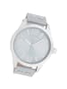 Oozoo Analog-Armbanduhr Oozoo Timepieces hellgrau extra groß (ca. 46mm)