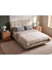 Beliani 2-tlg Doppelbett SOULISSE in Beige/Schwarz