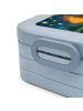 Mr. & Mrs. Panda Lunch Box Sternzeichen Löwe Design ohne Spruch in Blau Pastell