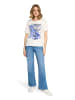Betty Barclay Basic Shirt mit Placement in Patch Cream/Blue