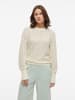 Vila Strickpullover in Cloud Dancer