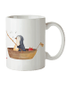 Mr. & Mrs. Panda Becher Pinguin Angelboot ohne Spruch in Weiß