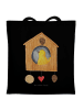 Mr. & Mrs. Panda Schultasche Vogelhaus Home ohne Spruch in Schwarz