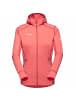 Mammut Fleecejacke Taiss Light mit Kapuze in Lachs