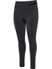 Hummel Hummel Leggings Hmlte Multisport Damen Atmungsaktiv Schnelltrocknend Nahtlosen in BLACK MELANGE