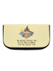 Mr. & Mrs. Panda Waschtasche Fledermaus Zauberer mit Spruch in Gelb Pastell