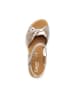 Gabor Comfort Keilsandaletten in Gold