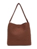 DIANA Schultertasche in COGNAC