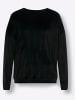 Sieh an! Langarmshirt in schwarz