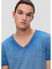 QS T-Shirt  in  55W0_royalblau