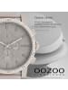 Oozoo Analog-Armbanduhr Oozoo Timepieces grau extra groß (ca. 48mm)