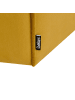 Beliani Pouf WISHEK in Gelb - (W) 45 x (H) 40 x (L) 45 cm