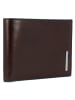 Piquadro Blue Square Kreditkartenetui Leder 12,5 cm in brown