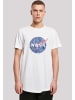 F4NT4STIC T-Shirt NASA Classic Insignia Distressed in weiß