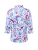 Franco Callegari Bluse in blau weiß - 0068