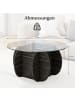 COSTWAY Couchtisch Sofatisch ø89 cm in Schwarz