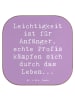Mr. & Mrs. Panda gläseruntersetzer Spruch Leichtigkeit für Profi... in Lavendeltraum