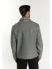 DreiMaster Herren Übergangsjacke In Wolloptik in Grau Melange