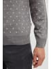 11 Project Strickpullover PRJulius 20715613 ME Strickpullover mit Weihnachts-Muster in Grau