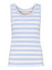 CULTURE Jerseytop CUfiji Relaxed fit in Serenity/White Stripe