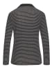Vivance by Lascana Langarm-Poloshirt in schwarz-creme