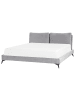 Beliani Doppelbett MELLE in Grau/Schwarz - (W) 196 x (H) 98 x (L) 233 cm
