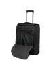 travelite Kick-Off - 2-Rollen-Kabinentrolley S 55 cm (schwarz) in schwarz