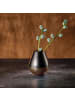 Villeroy & Boch 2er Set Vasen-Set Soliflor Manufacture Swirl in schwarz-kupfer