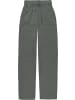 Janice Musselin Hose extra lang Chania in Anthrazit
