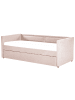 Beliani Tagesbett MIMIZAN in Rosa - (W) 184 x (H) 76 x (L) 216 cm