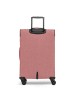 Redolz Essentials 12 MEDIUM 4-Rollen Trolley 67 cm mit Dehnfalte in rose