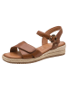Tamaris WIDE FIT Sandalette in NUT NAPPA
