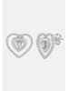 Diamant Exquis Ohrringe aus 375 Weißgold mit Diamant